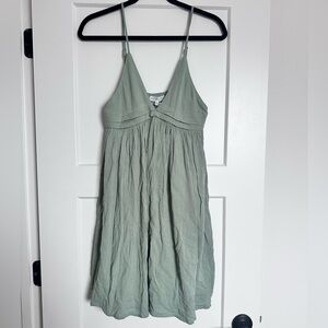 Chic Sage Green Midi Dress